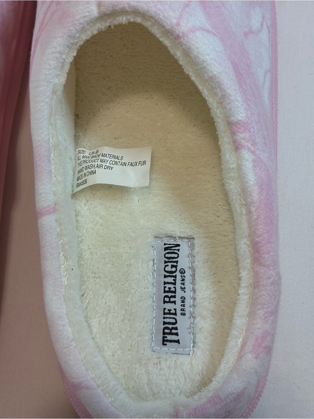True Religion Pink Jeweled Slide Slippers - Picture 5 of 9